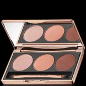 NIB Nude By Nature Natural Illusion Eyeshadow Trio Rose Color 03